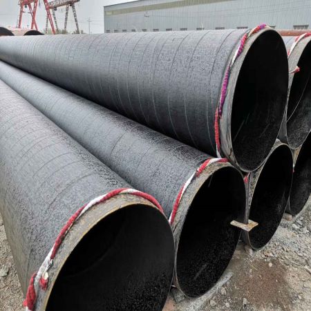 二布四油環氧煤瀝青防腐鋼管 二布四油環氧煤瀝青防腐鋼管